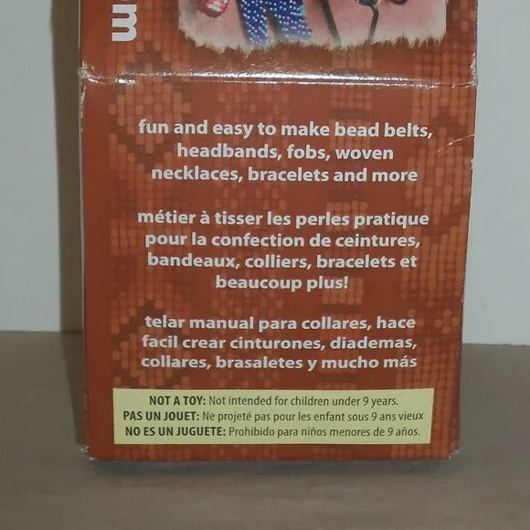 Indian Native TRADITIONAL BEAD LOOM with Loom Beads Thread Needles Instructions - Picture 6 of 7